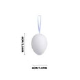 thumbnail image 3 of Wovilon 50 Pcs White Blank Easter Eggs With 8 Pens, Hanging Plastic Easter Eggs With Rope, Artificial Diy Creative Decoration Eggs For Party Favors 10Ml, 3 of 9