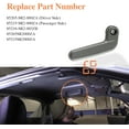 thumbnail image 3 of Roof Top Locking Handles Top Inner Handles Compatible with Year Honda Del-Sol 1993-1997 Replace#: 85265-SR2-000ZA 85215-SR2-000ZA -Driver & Passenger, 3 of 6
