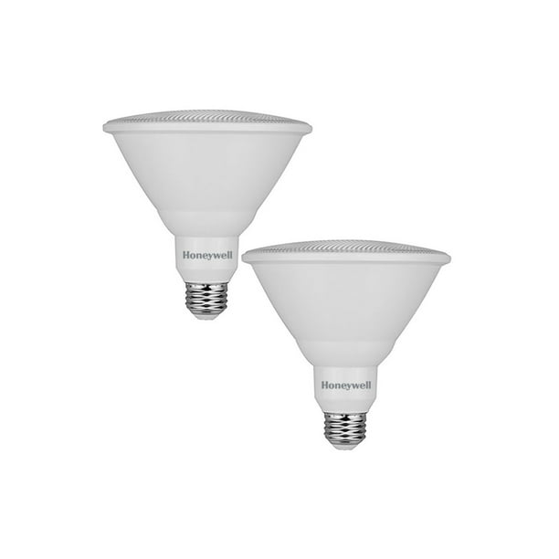 Honeywell 120 Watt Par 38 Led Flood Light Bulb 2 Pack E26 Light Bulb Base Walmart Walmart 