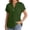 Green, variant on Women's Summer Tops V Neck Short Sleeve Casual Fashion Tee Down Blouse Everyday Wear