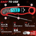 thumbnail image 3 of Grillers Instant Read Meat Thermometer for Grill and Cooking Best Waterproof Ultra y21064, 3 of 5
