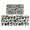 Black And White-1, variant on Black Leopard Pattern Kitchen Rugs Sets Of 2,Anti Fatigue Kitchen Mat Rugs Non Slip Washable,Decorative Kitchen Floor Mats for Kitchen,Sink,Laundry,17"x30"+17"x47"