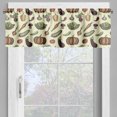 thumbnail image 2 of Ambesonne Vegetable Art Window Valance, Vegan Mushrooms, 54" X 18", Multicolor, 2 of 5