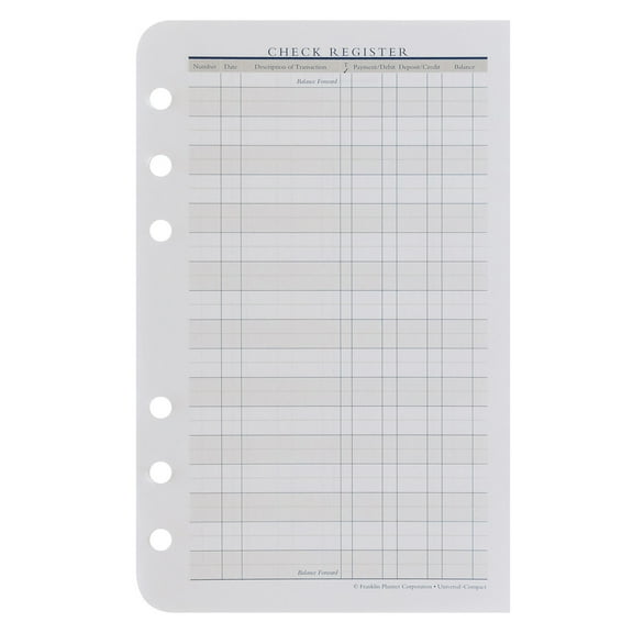 FranklinCovey Check Register (Compact Size)