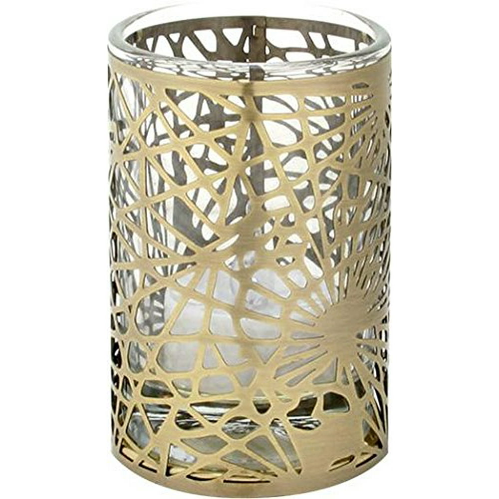 Ebros Tiffany Pine Needle Votive Holder Pine Needle Desk Set Pattern