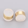 thumbnail image 3 of Brass Rubber Ear Nuts Earring Backs Nickel Free Real 18K Gold Plated 5.5x5.5mm Hole: 0.5mm, 3 of 3