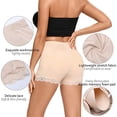 thumbnail image 3 of POP CLOSETS Butt Padded for Women Butt Lifter Panties Seamless Booty Boyshorts Hip Enhancer Fake Butt for Removable 4 Pads Underwear Shaper, 3 of 7