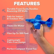 Mini Glider™ Foam Airplane - Blue - Refresh Sports