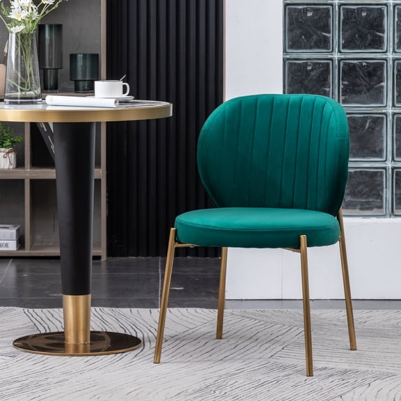 Contemporary Velvet Upholstery Dining Chair