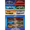 thumbnail image 1 of Juego de 6 unidades Toy Cars Hot Wheels moldeadas a escala 1:64 europeas, 1 of 3