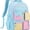 Blue, variant on Candy-Colored Multi-Pocket Casual Backpack, Large Capacity & Lightweight 15.6 Inch Laptop Backpack for Women Men Travel Commuter College