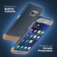 thumbnail image 5 of Samsung Galaxy S7 EDGE Case, Encased (SlimShield Series) Ultra Thin Hybrid Cover (Blue), 5 of 6