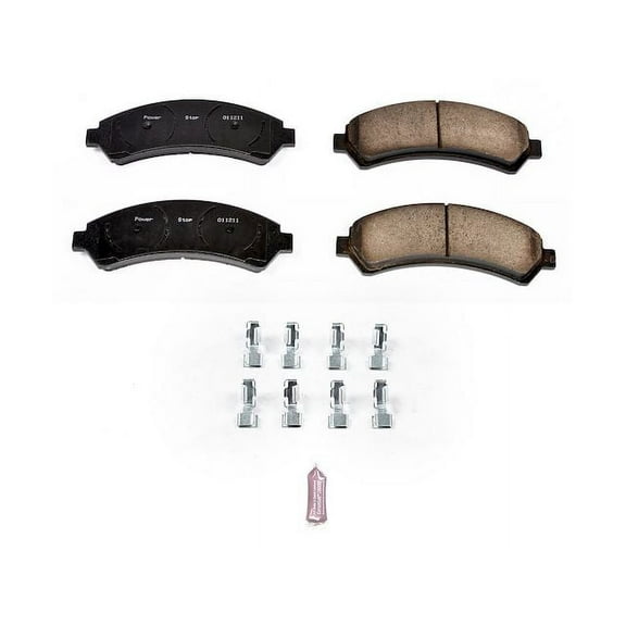 Front Brake Pad Set - Compatible with 1998 - 2004 Chevy S10 4WD 1999 2000 2001 2002 2003