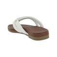 thumbnail image 2 of Mia Amore Womens Daja  Faux Leather Casual Thong Sandals, 2 of 3