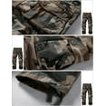 thumbnail image 7 of Matchstick Men's Retro Relaxed Plus Size Cargo Pants with Multi Pockets, 7 of 7