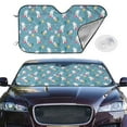 thumbnail image 2 of Kdxio Rabbit And Balloon Print Windshield Sun Shade,UV Rays and Sun Heat Protection,Sunshade for Car Windshield,Car Shade Front Windshield -, 2 of 6