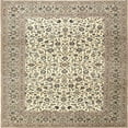 thumbnail image 1 of Ahgly Company Machine Washable Indoor Square Traditional Brown Area Rugs, 6' Square, 1 of 7