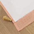 thumbnail image 3 of Greenland Home Fashions Monterrey Curtain Panels, Semi-Sheer, Light-Filtering, with Tassls, Coral, Set of 2, 3 of 7