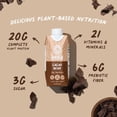 thumbnail image 3 of Koia Plant Based Protein Shake, Cacao Bean, 20g Protein, 3g Sugar, 6g Prebiotic Fiber, 21 Vitamins & Minerals, Meal Replacement Drinks, Dairy-Free, Gluten-Free, Non-GMO, 11 Fl Oz (Pack of 12), 3 of 9