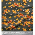 thumbnail image 1 of Soimoi Rayon Fabric Heart,Hen & Chick Cartoon Printed Craft Fabric by The Yard 56 Inch Wide, 1 of 3