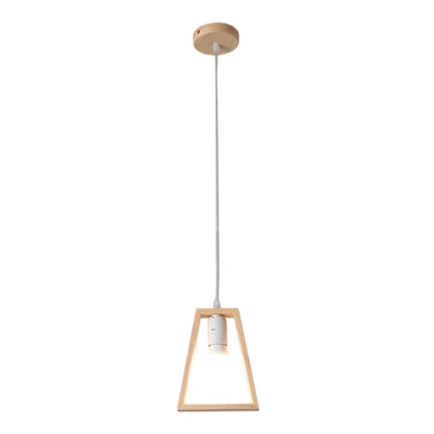 Gazechimp Lámpara colgante de madera para de cocina, accesorios de iluminación para comedor Estilo H Zulema luz colgante de bambú
