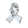 thumbnail image 2 of Bling Jewelry Womens Open Heart Enamel Crystal Brooche Pin for Awareness Ribbons Silver Gold Plated, 2 of 4