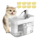 thumbnail image 1 of Fuente/bebedero Para Gato Y Perro 1.5l/50oz+8 Filtro Esponja Xtellar amarillo, 1 of 4