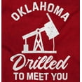 thumbnail image 2 of Oklahoma OK Pun Drilled to Meet You Hoodie Sweatshirt Women Men Brisco Brands 2X, 2 of 6