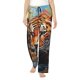 thumbnail image 1 of Fotbe Colorful Plant Tiger Pantalones de Pijama para Mujer, Pantalones de Dormir, Pantalones Pj con Cordón y Bolsillos-Large, 1 of 6