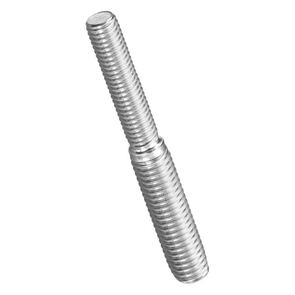 Uxcell Double End Threaded Stud Screw, Threaded Stud Fasteners - for House Maintenance Craft Loom 4 M10 x 35mm to M8 x 35mm