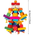 thumbnail image 3 of BotaniNest Natural Wooden Chewing Parrot For Birds Interactive Activity Perches And Trimming Exercise, 3 of 7