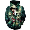 thumbnail image 5 of Sudadera con capucha de Halloween con estampado 3D para hombres y mujeres, sudadera con estampado de sangre aterrador, de manga larga, informal, para cosplay, sudadera holgada, 5 of 5