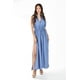 thumbnail image 5 of Vestido largo sin manga Roman Fashion /Juvenil, 9101 (Azul claro) azul UNITALLA, 5 of 6
