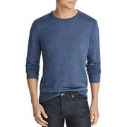 Bloomingdale's MEDIUM BLUE Melange Crewneck Sweater, US Small