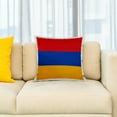 thumbnail image 2 of 3drose, Flag of Armenia - Armenian Color Stripes Red Blue Orange - Tricolor - Eurasia Country World Flags, 16x16 inch Pillow Case, 2 of 5