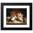 thumbnail image 2 of Carl Reichert 14x12 Black Modern Framed Museum Art Print Titled - Playful Kittens, 2 of 5