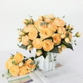 thumbnail image 3 of 1Pcs Realistic Simulation Peony Ornamental DIY Table Centerpieces Faux Silk Flower Home Decor, 3 of 10