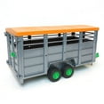 thumbnail image 5 of Bruder 1/16 Livestock Trailer Vehicle with 1 Cow, Brown/Black, One Size 02227, 5 of 5