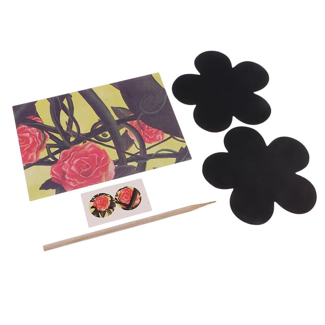 1 De Tarjetas Para Colorear , Papel Artístico Para Rascar Para Niños, 2 Piezas, Tarjetas Mágicas De Pintura Creativa Para , Gloria Tarjeta de papel mágico de la pintura