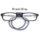 thumbnail image 2 of Gafas de lectura magnéticas colgantes para hombres y mujeres (gris-150°), 2 of 5