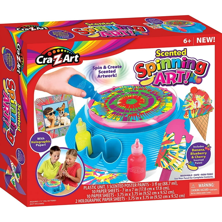 Cra-Z-Art Scented Spin Art Kit (26 Pieces) - Walmart.com