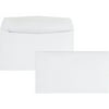 Quality Park Contemporary White Business Envelopes - Business- 3by4 - 3 5by8"W x 6 1by2" L- 24 lb - Gummed - Wove -