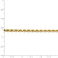 thumbnail image 4 of 14K Yellow Gold bracelet Chain style Rope Diamond-cut 8 in 4 mm, 4 of 4