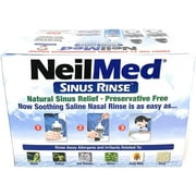 NeilMed Sinus Rinse - 2 Squeeze Bottles, Nasalmist Saline Spray and 250 Packets