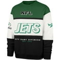 thumbnail image 2 of Men's '47  Kelly Green/Black New York Jets Throwback Breeze Maximalist Sweatshirt, 2 of 3