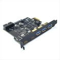 thumbnail image 4 of Type C USB 3.2 Gen1 PCIE Card Hub USB 3.0 PCI Express Board PCI-E PCI E USB 3 Adapter Multiplier, 4 of 5
