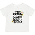 thumbnail image 3 of Inktastic Happy Birthday to the Sweetest Sister in the World Girls Baby T-Shirt, 3 of 5