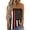Black, variant on Fshinging Womens Tank Top 4th of July Casual Print Bandeau Patriotic Sleeveless Stretch Yoga Camis Black L