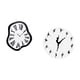 thumbnail image 5 of Reloj de pared de bailarina acrílica derretida. Diseño único, creativo y distorsionado de una bailarina de ballet. Reloj decorativo silencioso de lujo, 5 of 8