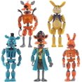 thumbnail image 1 of Five Nights at Freddy's Game Doll Sister Location Toys FNAF Figuras de acción con articulaciones móviles, regalo para fiesta de niños, juego de Navidad articulado para bebé, cumpleaños, juego de 5/6 Tipo Xishao Juguetes, 1 of 2